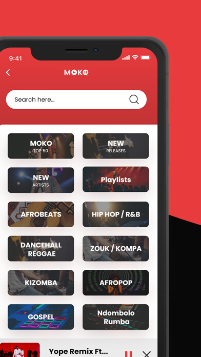 Emulate iPhone app MOKO - Music as it Should Be using MyAndroid