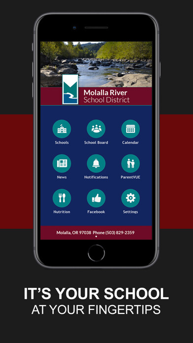 Emulate iPhone app Molalla River School District using MyAndroid Emulate iPhone app Molalla River School District using MyAndroid