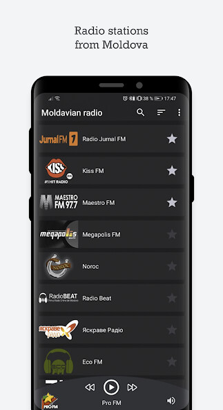 Run android online APK Moldavian radio stations - Moldova radio from MyAndroid or emulate Moldavian radio stations - Moldova radio using MyAndroid