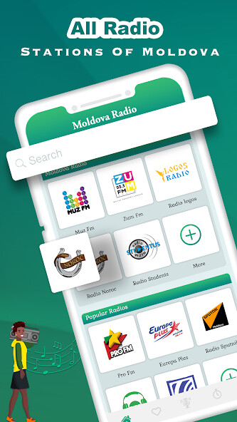 Run android online APK Moldova Radio : FM AM Radio from MyAndroid or emulate Moldova Radio : FM AM Radio using MyAndroid