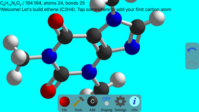 Emulate iPhone app Molecular Constructor using MyAndroid