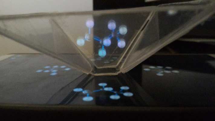 Emulate Android APK Molecule pyramid hologram