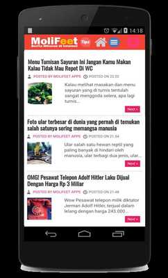 Emulate Android APK Molifeet - Berita Hiburan Emulate Android APK Molifeet - Berita Hiburan