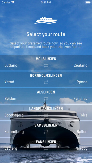 Emulate iPhone app MOLSLINJEN using MyAndroid