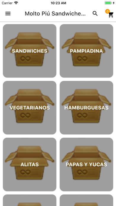 Emulate iPhone app Molto Piú Sandwiches Pasta using MyAndroid Emulate iPhone app Molto Piú Sandwiches Pasta using MyAndroid