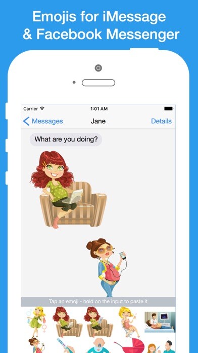 Emulate iPhone app Mom Emoji: keyboard sticker for Facebook messenger using MyAndroid Emulate iPhone app Mom Emoji: keyboard sticker for Facebook messenger using MyAndroid