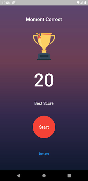 Run android online APK Moment Correct from MyAndroid or emulate Moment Correct using MyAndroid