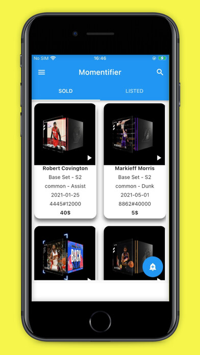 Emulate iPhone app Momentifier using MyAndroid
