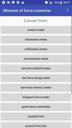Run android online APK Moment of force converter from MyAndroid or emulate Moment of force converter using MyAndroid Run android online APK Moment of force converter from MyAndroid or emulate Moment of force converter using MyAndroid