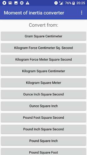 Run android online APK Moment of inertia converter from MyAndroid or emulate Moment of inertia converter using MyAndroid Run android online APK Moment of inertia converter from MyAndroid or emulate Moment of inertia converter using MyAndroid
