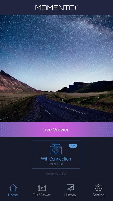 Emulate iPhone app Momento M6 Dash Cam Viewer using MyAndroid Emulate iPhone app Momento M6 Dash Cam Viewer using MyAndroid