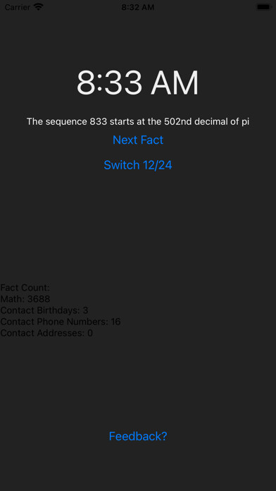Emulate iPhone app Momentous Clock using MyAndroid