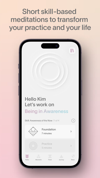 Emulate iPhone app Moments of Space Meditation using MyAndroid