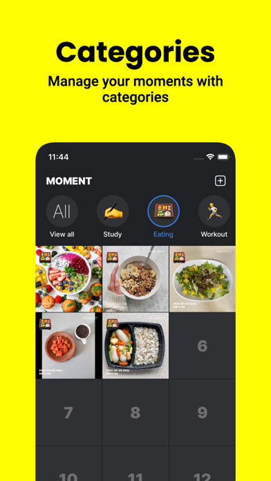 Emulate iPhone app moments - Timestamp Camera using MyAndroid