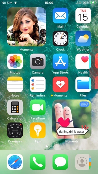 Emulate iPhone app Moments Widget using MyAndroid Emulate iPhone app Moments Widget using MyAndroid