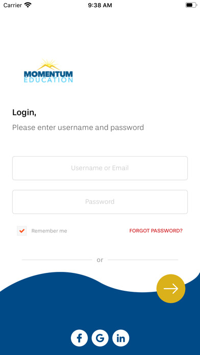 Emulate iPhone app Momentum Education using MyAndroid Emulate iPhone app Momentum Education using MyAndroid