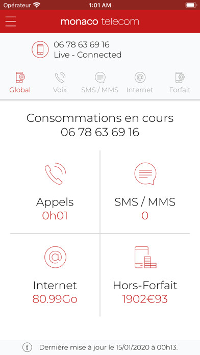 Emulate iPhone app Monaco Telecom using MyAndroid Emulate iPhone app Monaco Telecom using MyAndroid