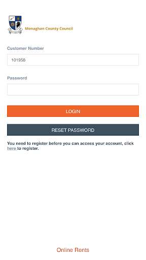 Run android online APK Monaghan County Council Rents App from MyAndroid or emulate Monaghan County Council Rents App using MyAndroid