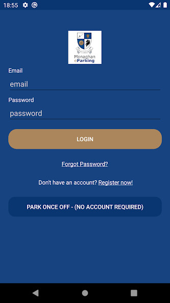 Run android online APK Monaghan eParking from MyAndroid or emulate Monaghan eParking using MyAndroid