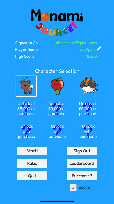 Emulate iPhone app Monami Jounce using MyAndroid