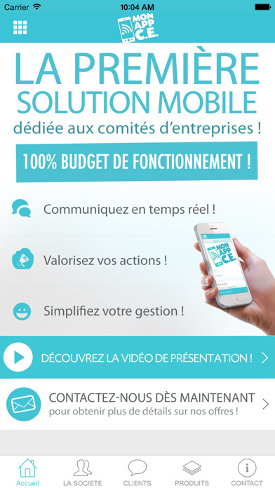 Emulate iPhone app Mon App C.E. using MyAndroid Emulate iPhone app Mon App C.E. using MyAndroid