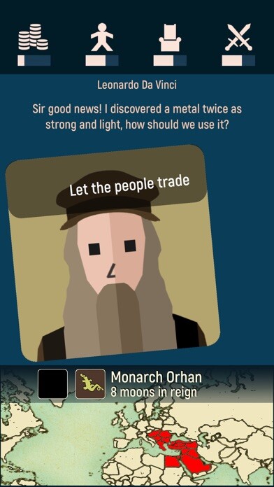 Emulate iPhone app Monarchia using MyAndroid