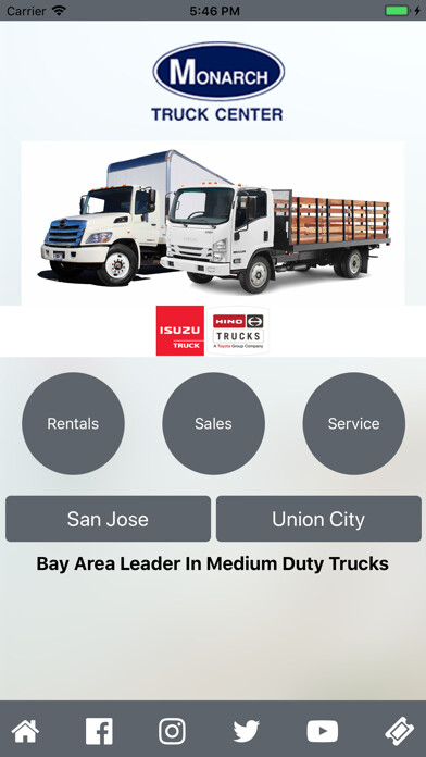 Emulate iPhone app Monarch Truck Center using MyAndroid Emulate iPhone app Monarch Truck Center using MyAndroid