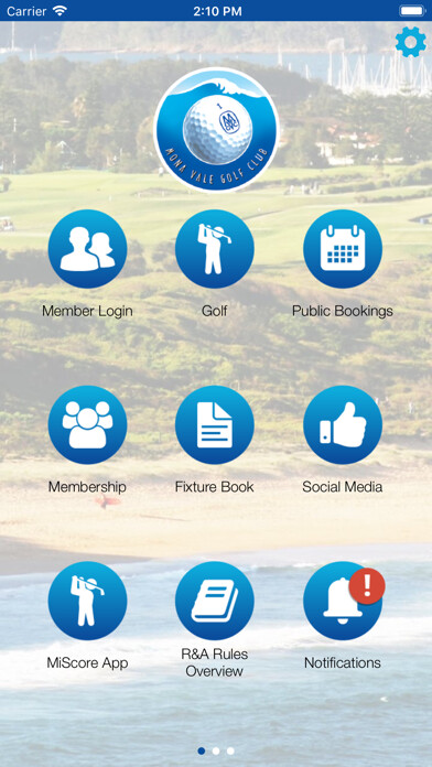 Emulate iPhone app Mona Vale Golf Club using MyAndroid Emulate iPhone app Mona Vale Golf Club using MyAndroid