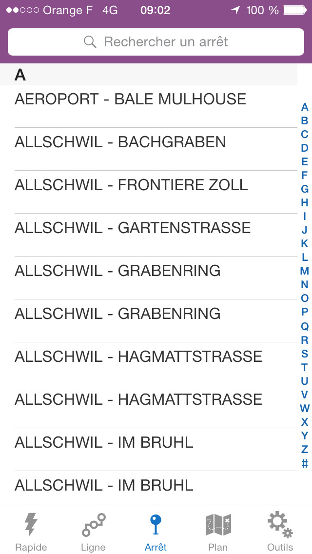 Emulate iPhone app Mon Bus using MyAndroid