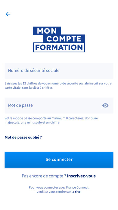 Emulate iPhone app Mon compte formation using MyAndroid Emulate iPhone app Mon compte formation using MyAndroid