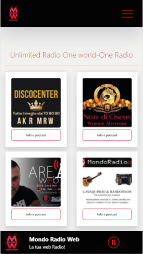 Run android online APK MondoRadioWeb from MyAndroid or emulate MondoRadioWeb using MyAndroid