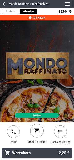 Run android online APK Mondo Raffinato Holzofenpizza from MyAndroid or emulate Mondo Raffinato Holzofenpizza using MyAndroid