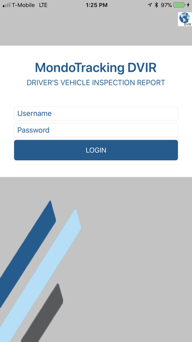 Emulate iPhone app MondoTracking DVIR using MyAndroid