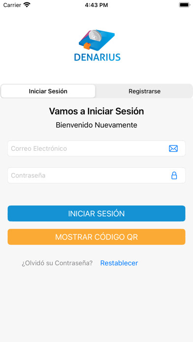 Emulate iPhone app Monedero Denarius using MyAndroid