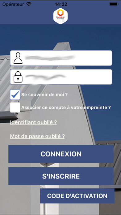 Emulate iPhone app Mon Espace Harmonie Habitat using MyAndroid Emulate iPhone app Mon Espace Harmonie Habitat using MyAndroid