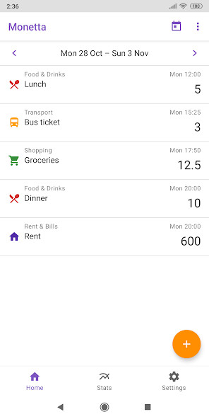 Run android online APK Monetta: Expense Tracker from MyAndroid or emulate Monetta: Expense Tracker using MyAndroid