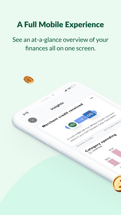 Emulate iPhone app Money App - Interest Checking using MyAndroid