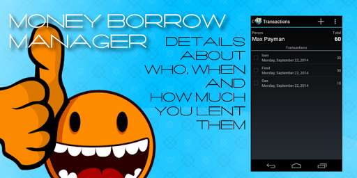 Run android online APK Money Borrow Manager from MyAndroid or emulate Money Borrow Manager using MyAndroid