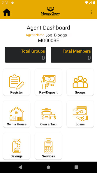 Run android online APK MoneyGrow Zambia Agent from MyAndroid or emulate MoneyGrow Zambia Agent using MyAndroid