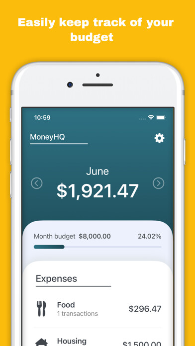 Emulate iPhone app MoneyHQ: Track Expenses Easily using MyAndroid Emulate iPhone app MoneyHQ: Track Expenses Easily using MyAndroid