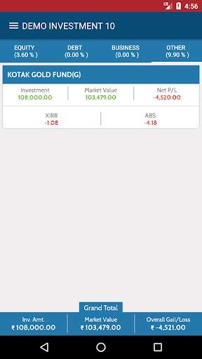 Run android online APK Money Investment from MyAndroid or emulate Money Investment using MyAndroid