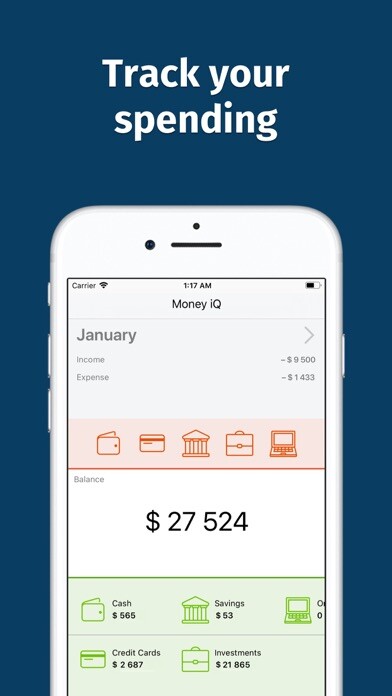 Emulate iPhone app MoneyIQ: Budget Planner using MyAndroid Emulate iPhone app MoneyIQ: Budget Planner using MyAndroid