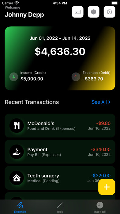Emulate iPhone app Money Manager & Expense track using MyAndroid Emulate iPhone app Money Manager & Expense track using MyAndroid