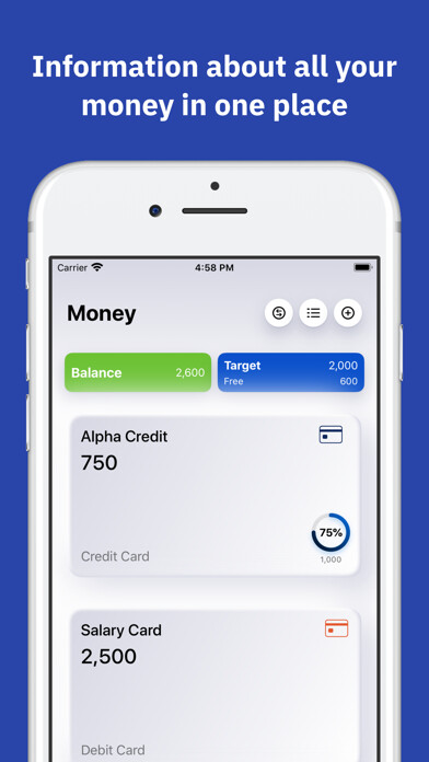 Emulate iPhone app Money Neo using MyAndroid