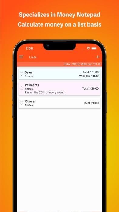Emulate iPhone app Money Notepad using MyAndroid Emulate iPhone app Money Notepad using MyAndroid