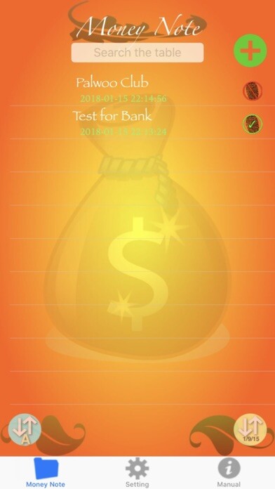 Emulate iPhone app Money Note with FingerID using MyAndroid
