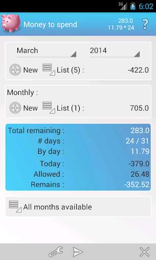 Run android online APK Money to spend from MyAndroid or emulate Money to spend using MyAndroid