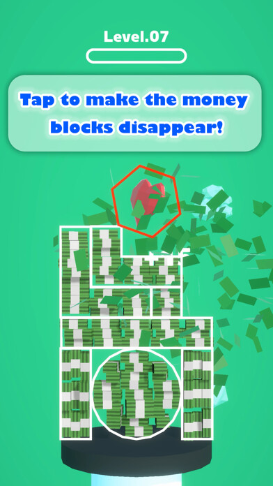 Emulate iPhone app Money Tower Puzzle using MyAndroid