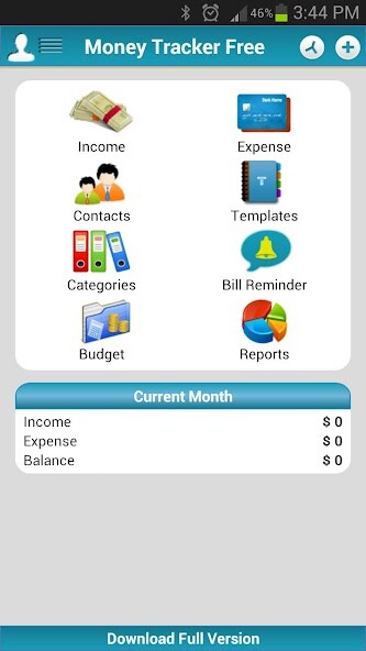 Run android online APK Money Tracker Expense Budget from MyAndroid or emulate Money Tracker Expense Budget using MyAndroid