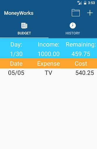 Run android online APK MoneyWorks - Spending Tracker from MyAndroid or emulate MoneyWorks - Spending Tracker using MyAndroid